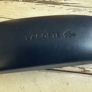 Lacoste Navy Blue Eyeglass Case
